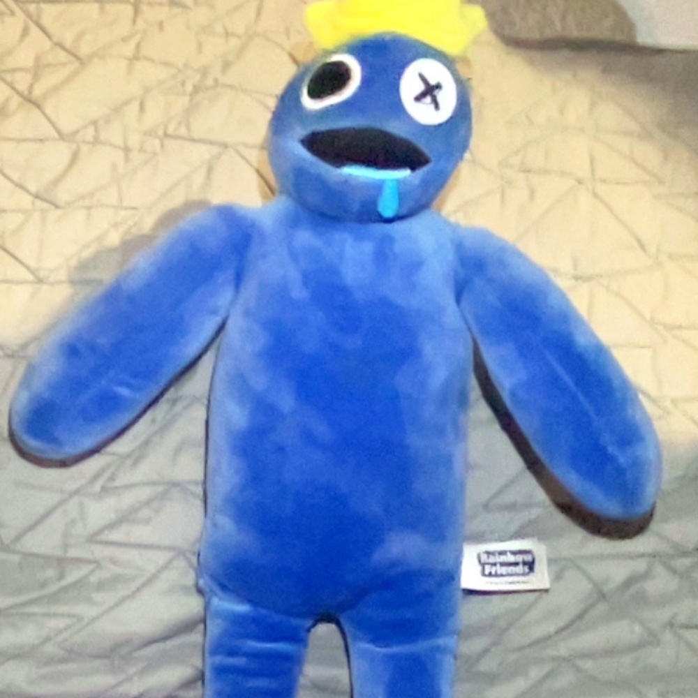 Blue Rainbow friends plushie